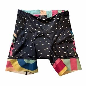 Zoot Women's Athletic Shorts - Black with Multicolor Accents